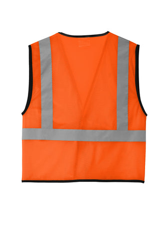 Customize CornerStone ANSI 107 Class 2 Economy Mesh One-Pocket Vest