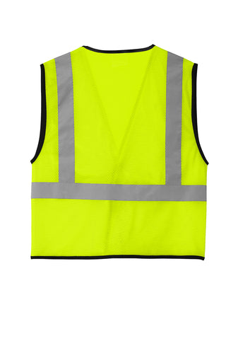 Customize CornerStone ANSI 107 Class 2 Economy Mesh One-Pocket Vest