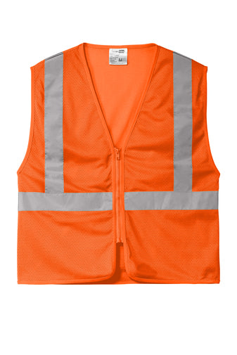 Customize CornerStone ANSI 107 Class 2 Economy Mesh Zippered Vest