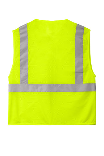 Customize CornerStone ANSI 107 Class 2 Economy Mesh Zippered Vest