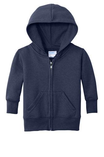 Customize Port & Company Unisex Infant Core Fleece Full-Zip Hooded Sweatshirt