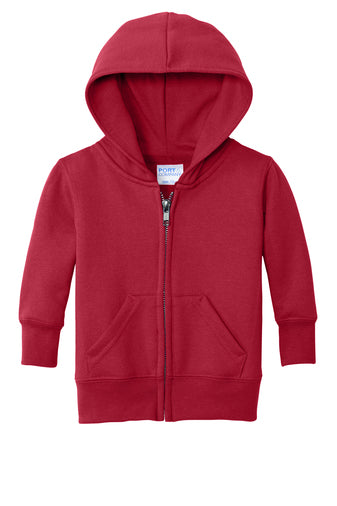 Customize Port & Company Unisex Infant Core Fleece Full-Zip Hooded Sweatshirt