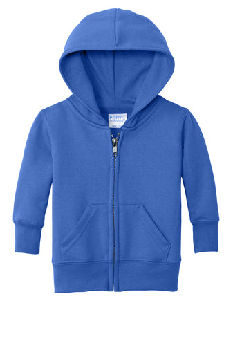 Customize Port & Company Unisex Infant Core Fleece Full-Zip Hooded Sweatshirt