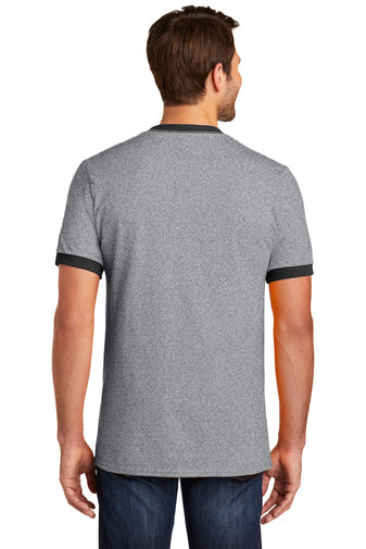 Customize Port & Company Core Cotton Ringer Tee