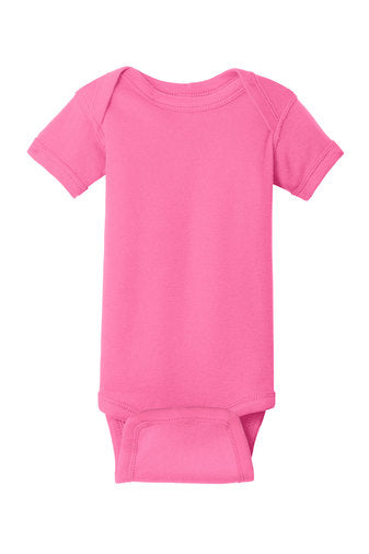 CustomizeRabbit Skins Infant Short Sleeve Baby Rib Bodysuit