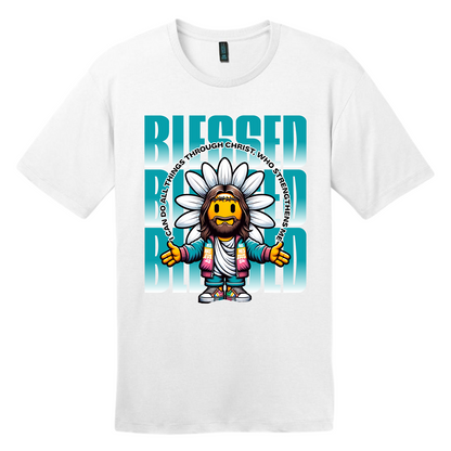 Blessed Cartoon Jesus T-Shirt