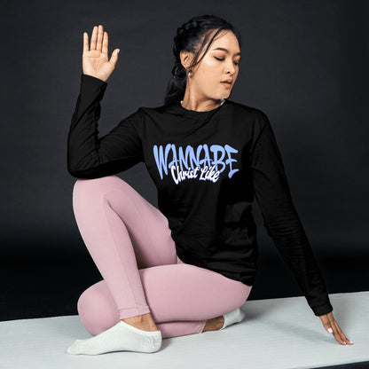 WANNABE CHRIST LIKE Blue Unisex Long Sleeve