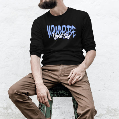 WANNABE CHRIST LIKE Blue Unisex Long Sleeve