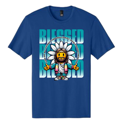 Blessed Cartoon Jesus T-Shirt