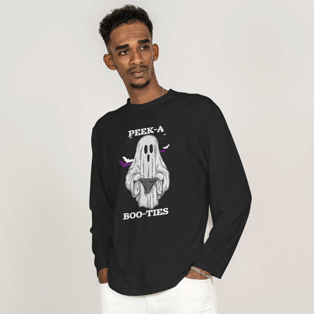 Peek-A-Boo-Ties Ghost Long Sleeve