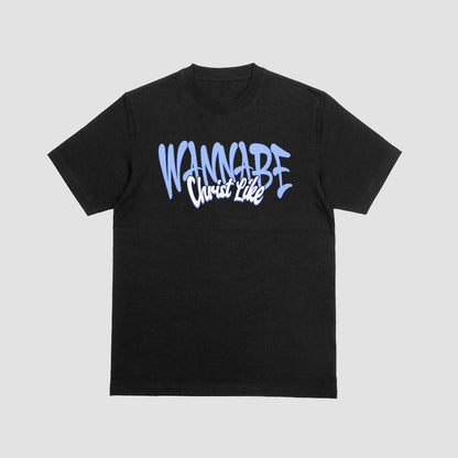 WANNABE CHRIST LIKE Blue Unisex T-Shirt