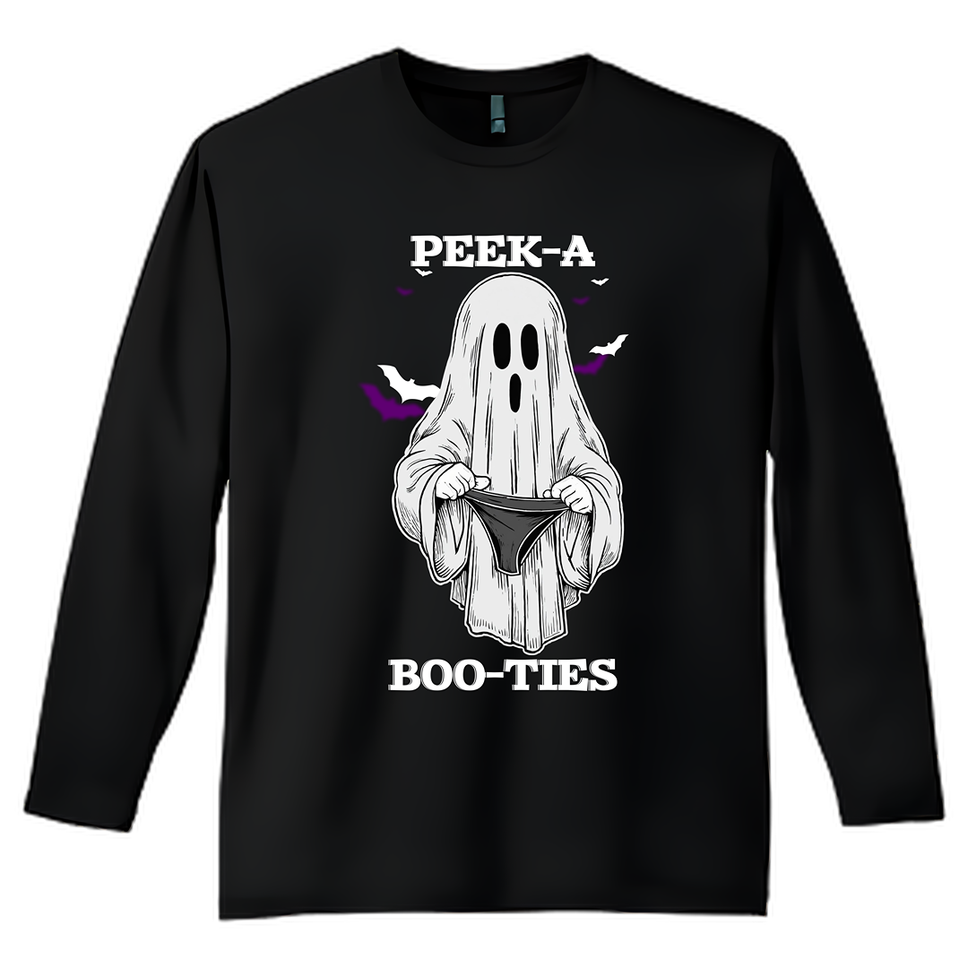 Peek-A-Boo-Ties Ghost Long Sleeve