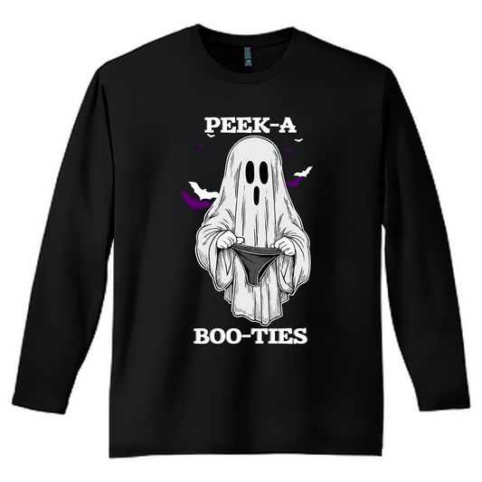 Peek-A-Boo-Ties Ghost Long Sleeve